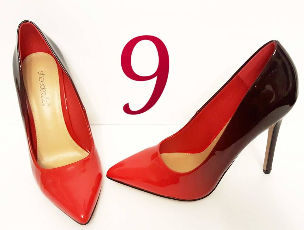 New ombre red heels 👠 size 9